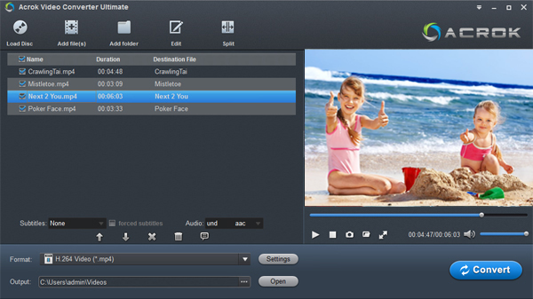 Acrok Video Converter Ultimate for Windows - Best Windows XAVC Vdieo Covnerter Acrok Video Converter Ultimate for Windows - Best Windows XAVC Vdieo Covnerter